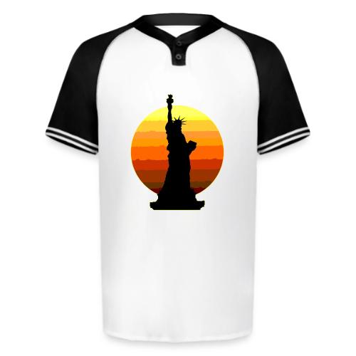USA: Golden Horizon Liberty - Augusta Sportswear Men's Cutter Henley Jersey
