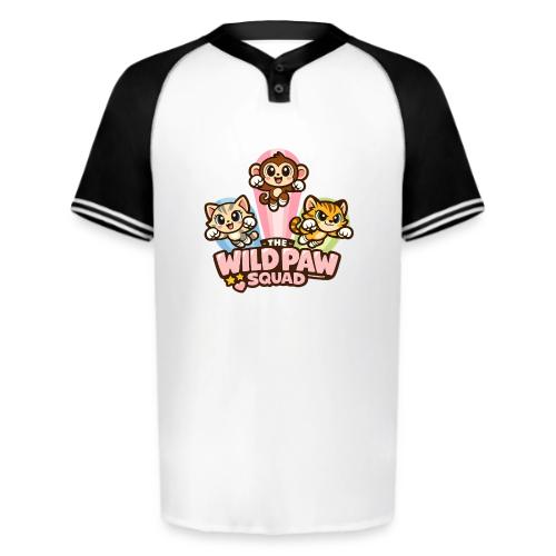 Wild Paw Squad Cute Animal Friends - Augusta Sportswear Men's Cutter Henley Jersey