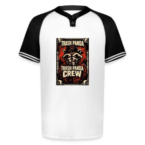 Midnight Forager Raccoon Mushroom Hunter - Augusta Sportswear Men's Cutter Henley Jersey