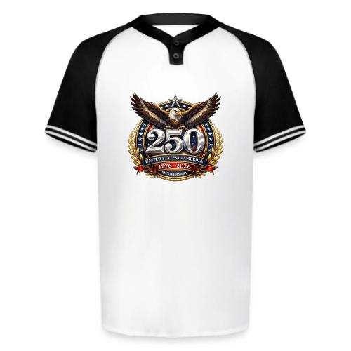 American Eagle USA 250th Anniversary 1776–2026 - Augusta Sportswear Men's Cutter Henley Jersey