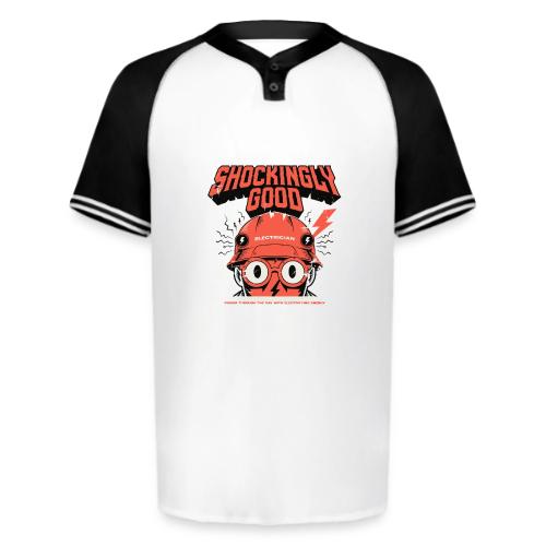 Funny Shockingly Good Electrician - Augusta Sportswear Men's Cutter Henley Jersey