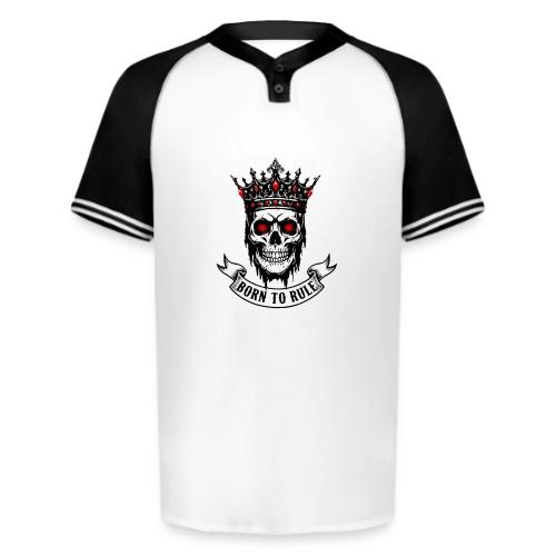 Born to Rule Skull King - Augusta Sportswear Men's Cutter Henley Jersey