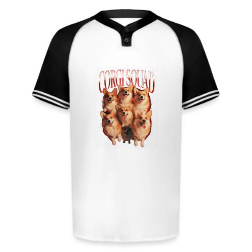 Corgi Squad Funny Dog Lover Vintage Shirt - Augusta Sportswear Men's Cutter Henley Jersey
