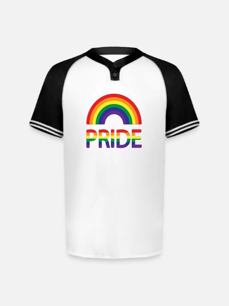 Unique design t-shirts - Augusta Sportswear Men's Cutter Henley Jersey - white/black