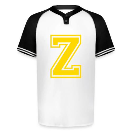Letter Z – Capital Athletic Alphabet Monogram - Augusta Sportswear Men's Cutter Henley Jersey