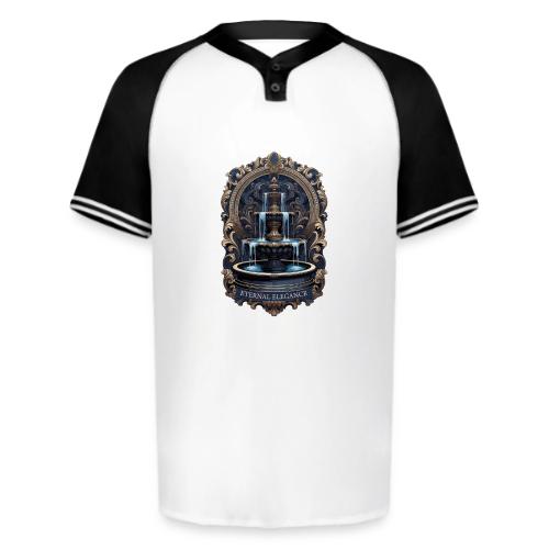 Gilded Baroque Fountain T-Shirt - Augusta Sportswear Men's Cutter Henley Jersey