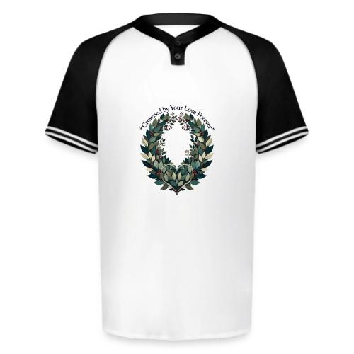 Crowned by Your Love Forever Laurel Wreath T-Shirt - Augusta Sportswear Men's Cutter Henley Jersey