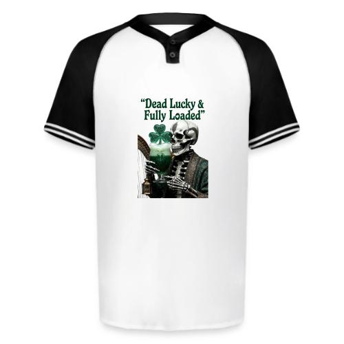 Lucky Skeleton Stout T-Shirt - Augusta Sportswear Men's Cutter Henley Jersey