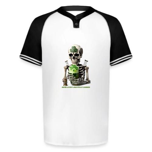 Eternal Stout Skeleton Graphic Tee - Augusta Sportswear Men's Cutter Henley Jersey