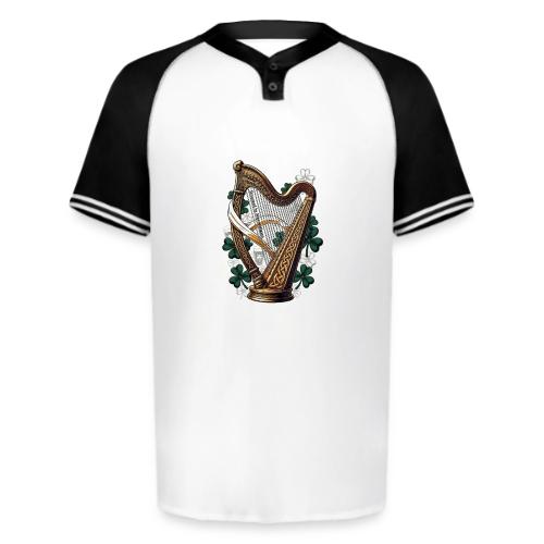 Emerald Harp Shenanigans T-Shirt - Augusta Sportswear Men's Cutter Henley Jersey