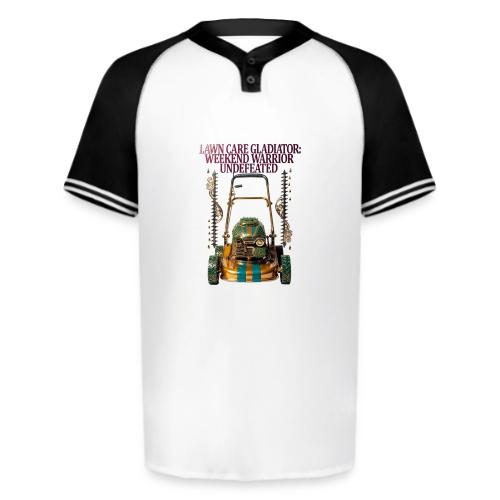 Lawn Care Gladiator T Shirt - Augusta Sportswear Men's Cutter Henley Jersey