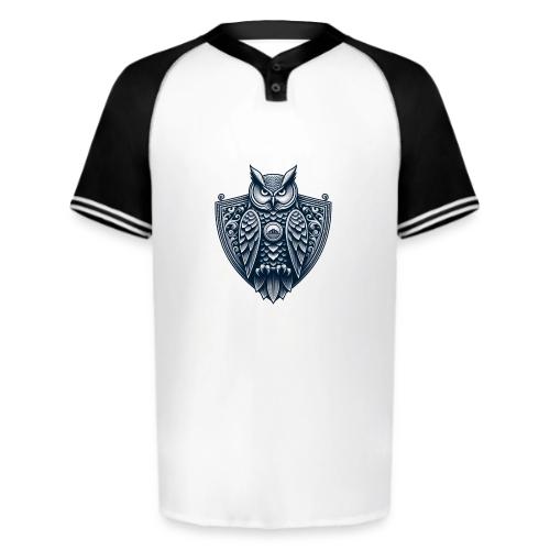 Night Watch Owl T Shirt, Sarcastic Dad Gift - Augusta Sportswear Men's Cutter Henley Jersey
