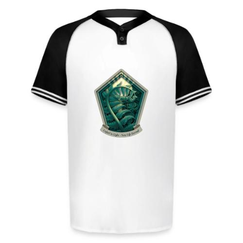 Easter Unfurl in Light Fern T Shirt, Spring Gift - Augusta Sportswear Men's Cutter Henley Jersey