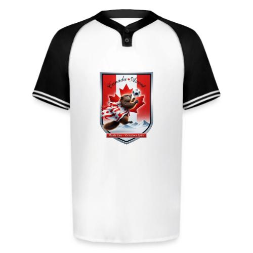 Canada Beaver Ascent T-Shirt, Canadian Pride Gift - Augusta Sportswear Men's Cutter Henley Jersey