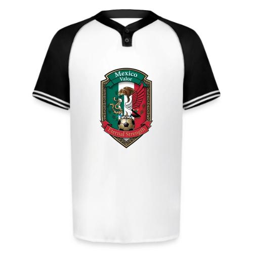 Mexico Eagle Valor T-Shirt, Pride Badge Gift - Augusta Sportswear Men's Cutter Henley Jersey