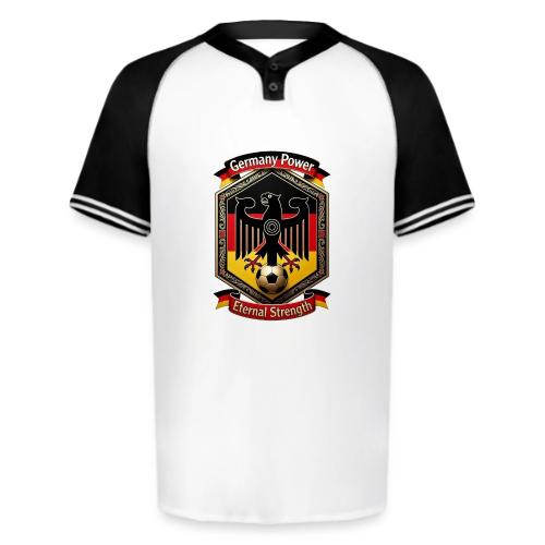 Germany Eagle Power T-Shirt, Flag Pride Gift - Augusta Sportswear Men's Cutter Henley Jersey