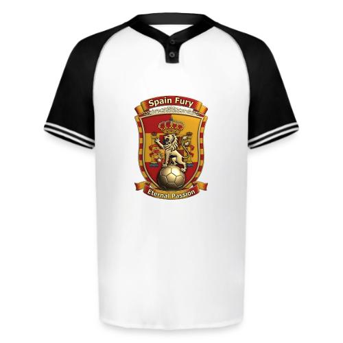 Spain Lion Fury T-Shirt, Spanish Crest Gift - Augusta Sportswear Men's Cutter Henley Jersey