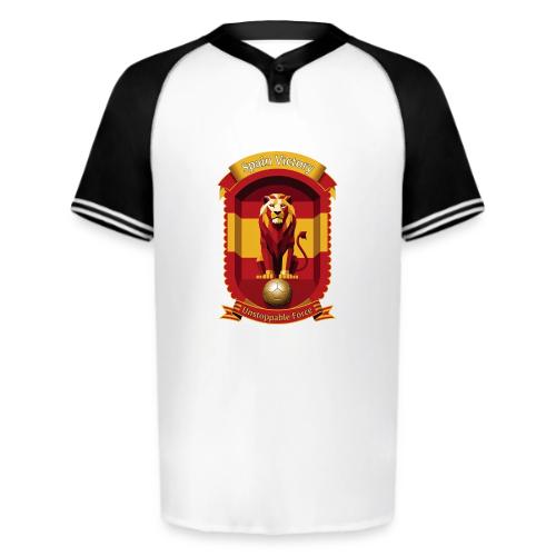 Spain Lion Victory T-Shirt, Flag Pride Crest Gift - Augusta Sportswear Men's Cutter Henley Jersey