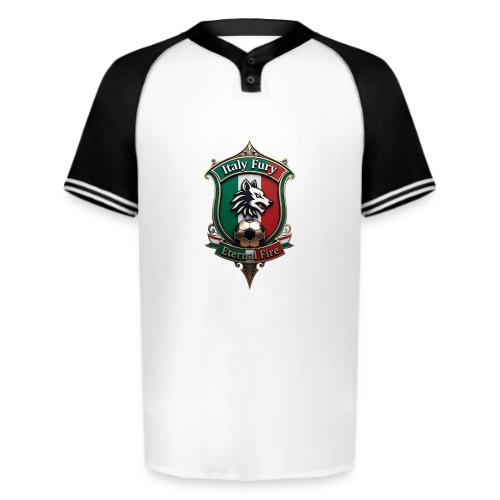 Italy heritage Wolf Fury Tee, Pride Badge Gift - Augusta Sportswear Men's Cutter Henley Jersey