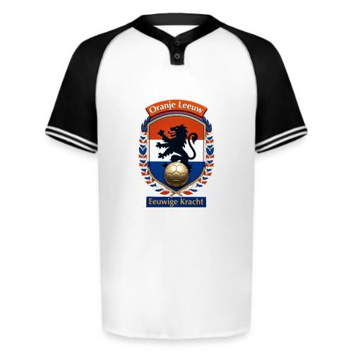 Netherlands Lion Premium T-Shirt, Dutch Flag Gift - Augusta Sportswear Men's Cutter Henley Jersey