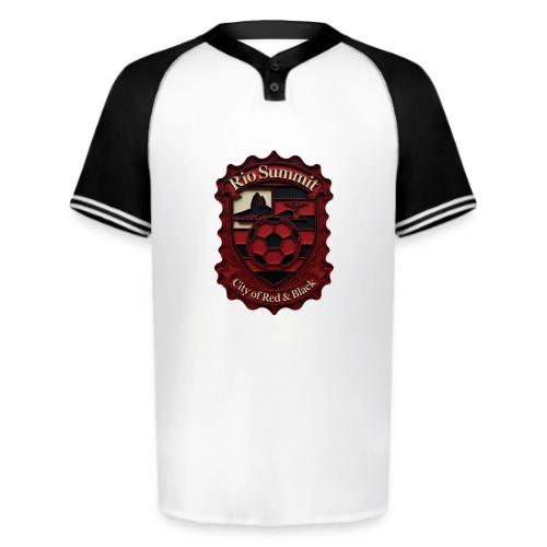 Flamengo Scarlet Summit T-Shirt, Football Gift - Augusta Sportswear Men's Cutter Henley Jersey