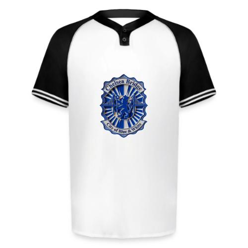 Chelsea Blue Bridge T Shirt, Soccer Fan Gift - Augusta Sportswear Men's Cutter Henley Jersey