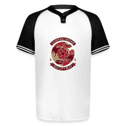 Liverpool Anchor T Shirt, Soccer City Pride Gift - Augusta Sportswear Men's Cutter Henley Jersey