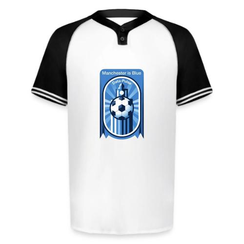 Manchester is Blue Soccer City T Shirt, Apparel - Augusta Sportswear Men's Cutter Henley Jersey