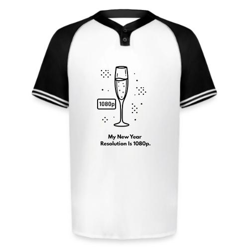 My New Year Resolution Is 1080p T-Shirt - Augusta Sportswear Men's Cutter Henley Jersey