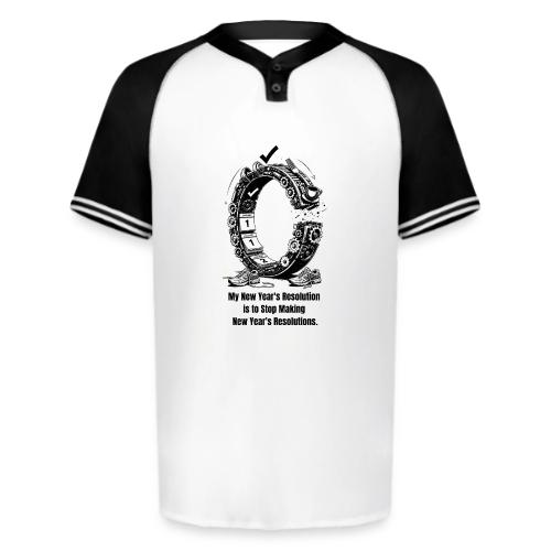 The Resolution Loop - Sarcastic New Year's T-Shirt - Augusta Sportswear Men's Cutter Henley Jersey