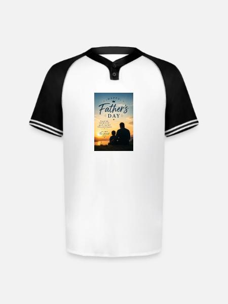 Sunset Bond: Father’s Day - Augusta Sportswear Men's Cutter Henley Jersey - white/black