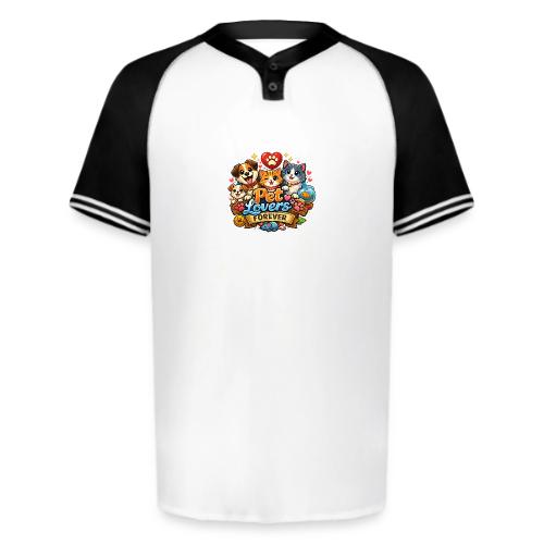 Pet Lover Forever Cute Cats & Dogs - Augusta Sportswear Men's Cutter Henley Jersey