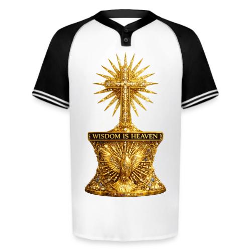 Wisdom is Heaven - Augusta Sportswear Men's Cutter Henley Jersey