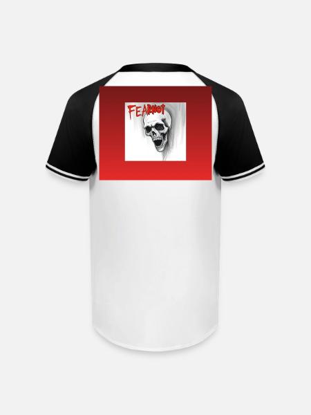 Fear not - Augusta Sportswear Men's Cutter Henley Jersey - white/black