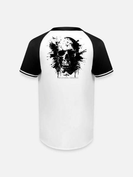 VELKRY_ - Augusta Sportswear Men's Cutter Henley Jersey - white/black