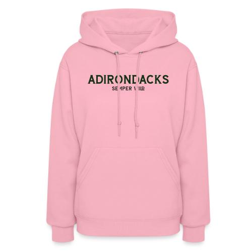 Semper Wild Adirondacks Vintage Dark - Women's Hoodie