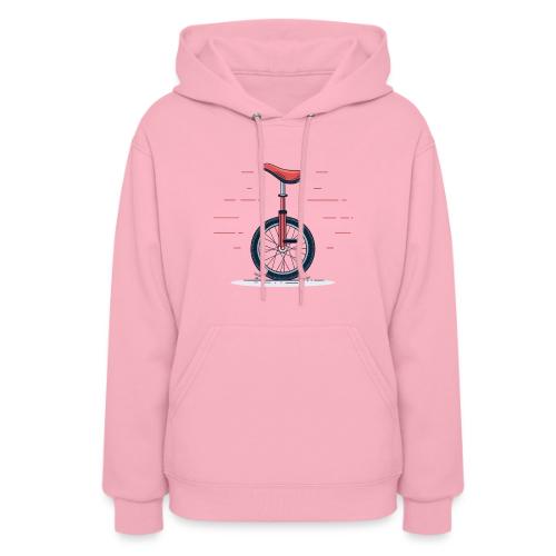 Bold Graphic Unicycle - Women's Hoodie