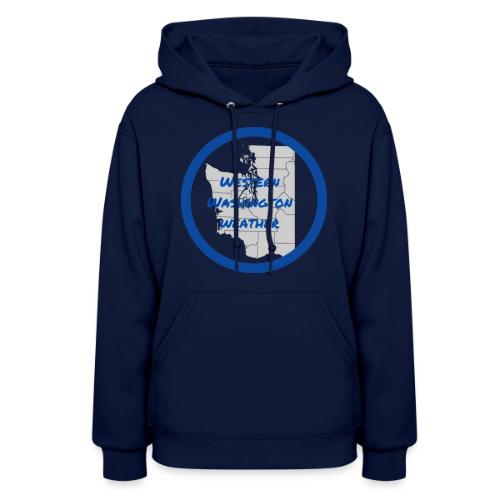Western Washington Weather Logo - Women's Hoodie