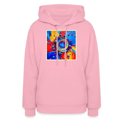 Vibrant Berry Vortex - Women's Hoodie