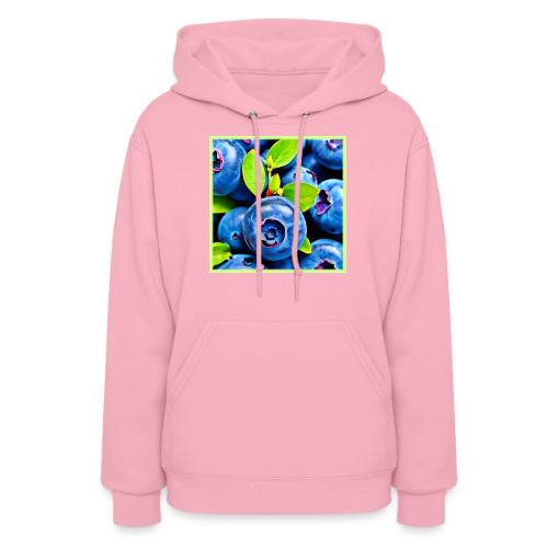 Fresh Blueberries Close-Up - Women's Hoodie