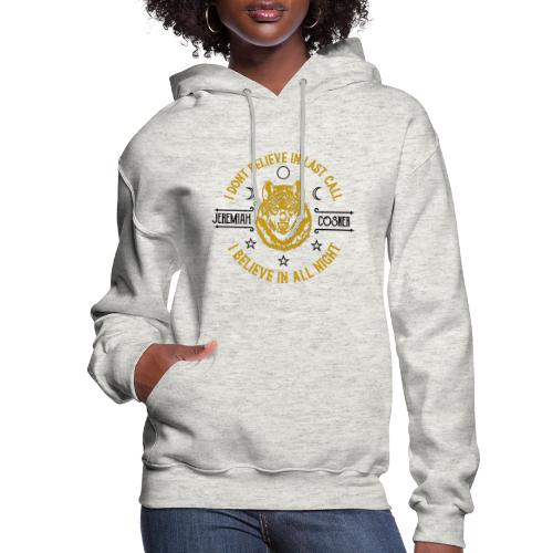 All Night Black and Gold - Women's Hoodie