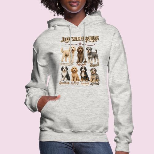 Life With Doodles | Vintage Doodle Breed - Women's Hoodie