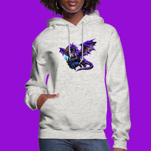 Neon Dragon and Battle Mage - Women's Hoodie