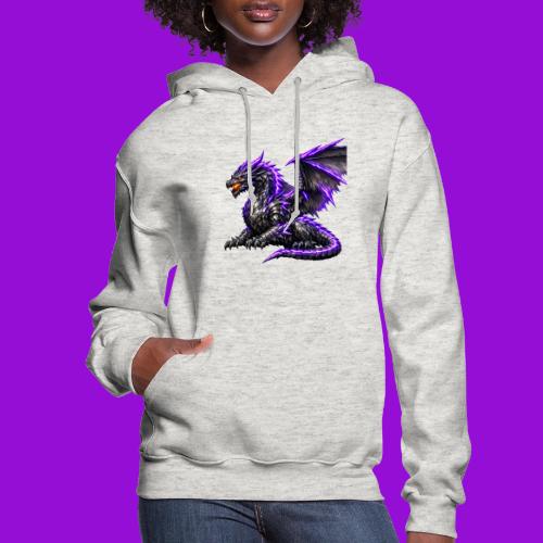 Neon Dragon at Rest - Women's Hoodie