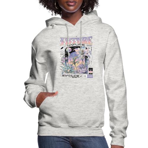 Future Nature Retro-Futuristic - Women's Hoodie