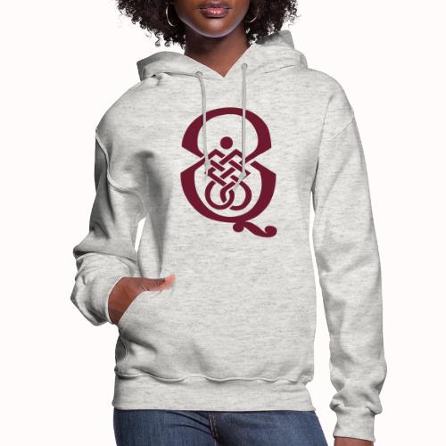 qcpb maroon logo - Women's Hoodie