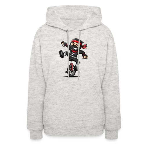 Ninja Unicyclist - Women's Hoodie