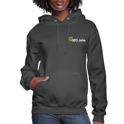 GEO Jobe Logo 2024 Final white - Women's Hoodie