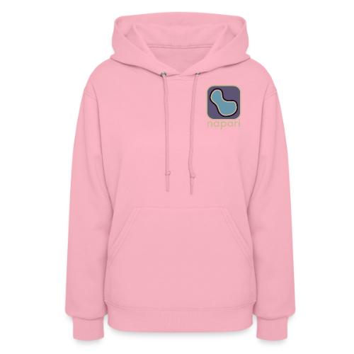 napari pocket logo light design - Women's Hoodie