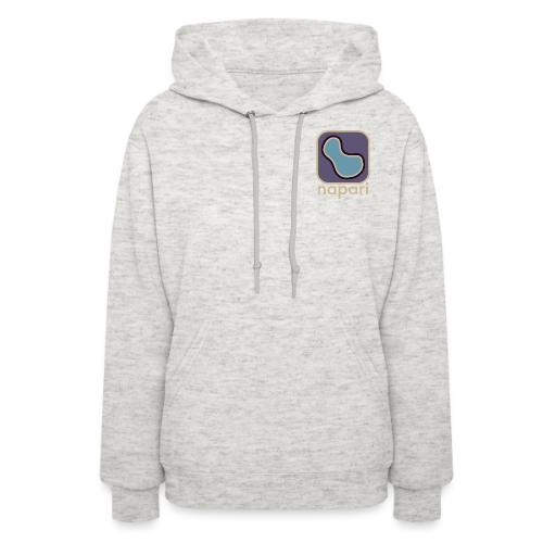 napari pocket logo light design - Women's Hoodie